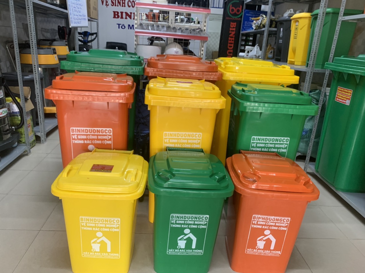 Dịch vụ vụ thuê thùng rác tại Bình Dương