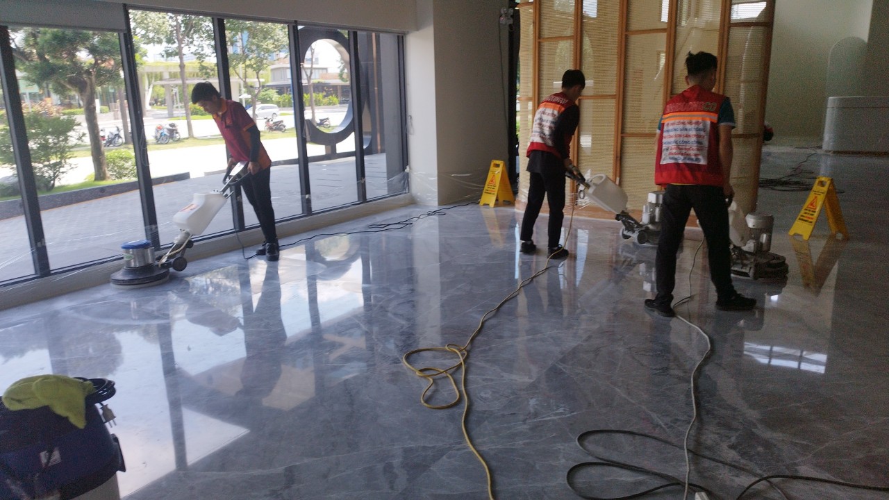 Quy Trình Mài Bóng Sàn Đá Marble Quy Trình Mài Bóng Sàn Đá Marble