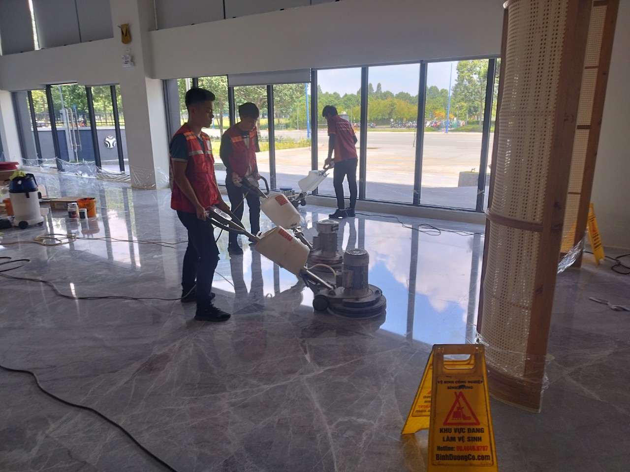 Quy Trình Mài Bóng Sàn Đá Marble Quy Trình Mài Bóng Sàn Đá Marble