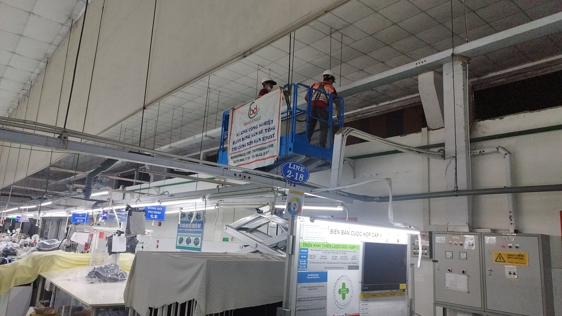 Vệ sinh công nghiệp tại Bình Dương