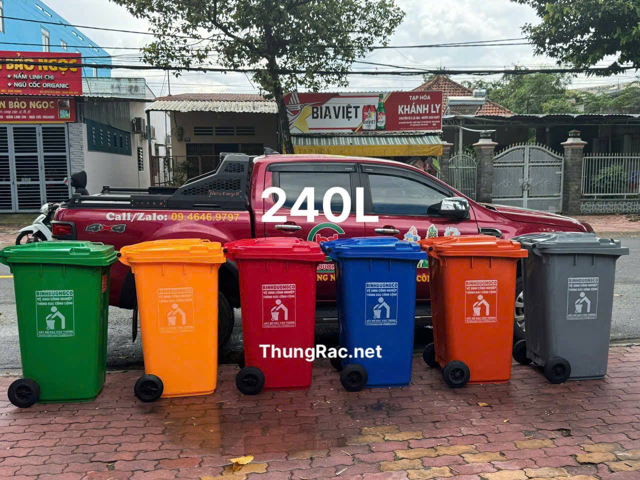 Thùng rác Bình Dương