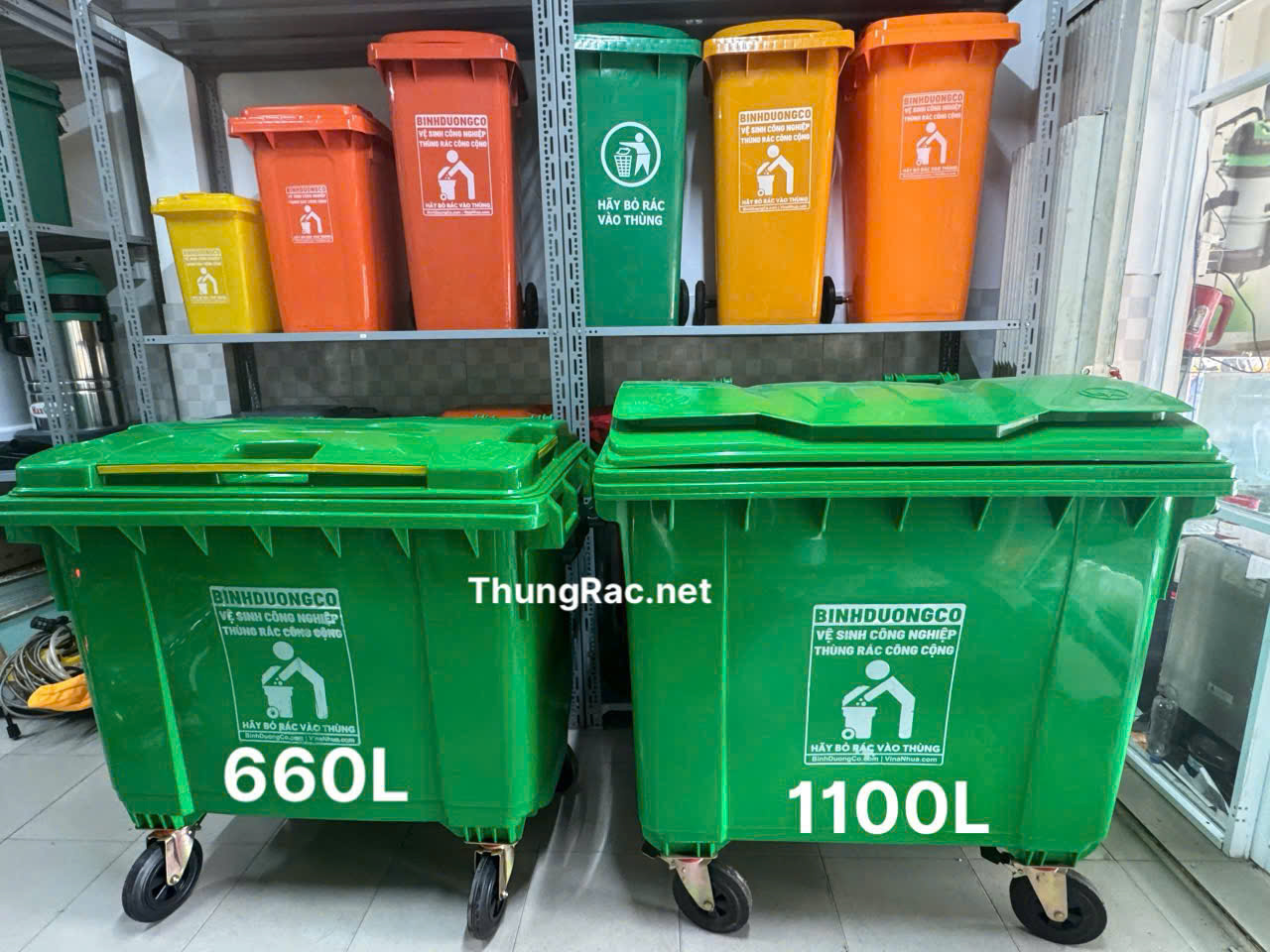 thùng rác Bình Dương