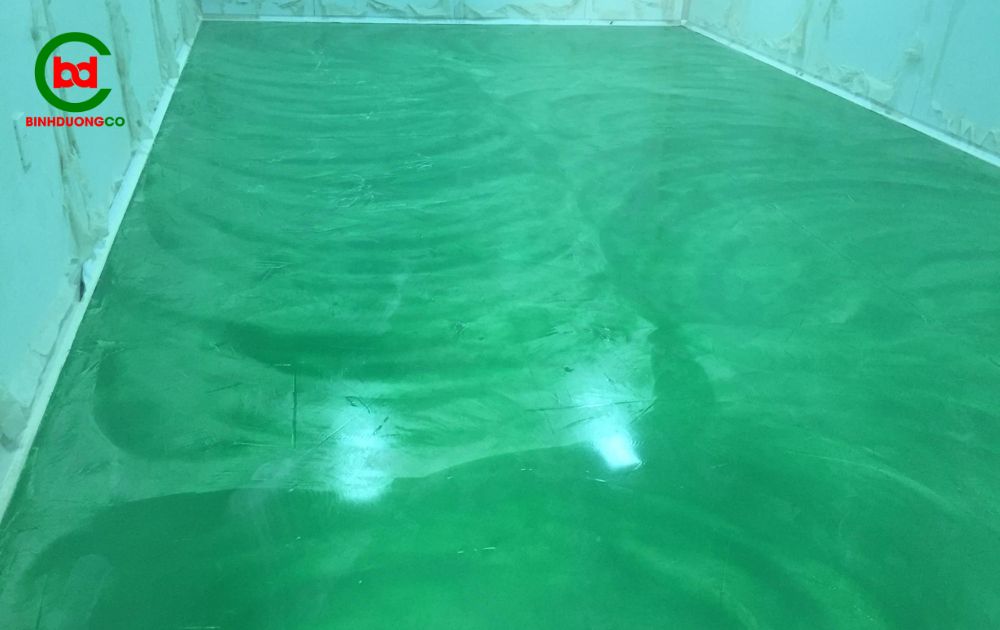 báo giá thi công sơn epoxy tự san phẳng