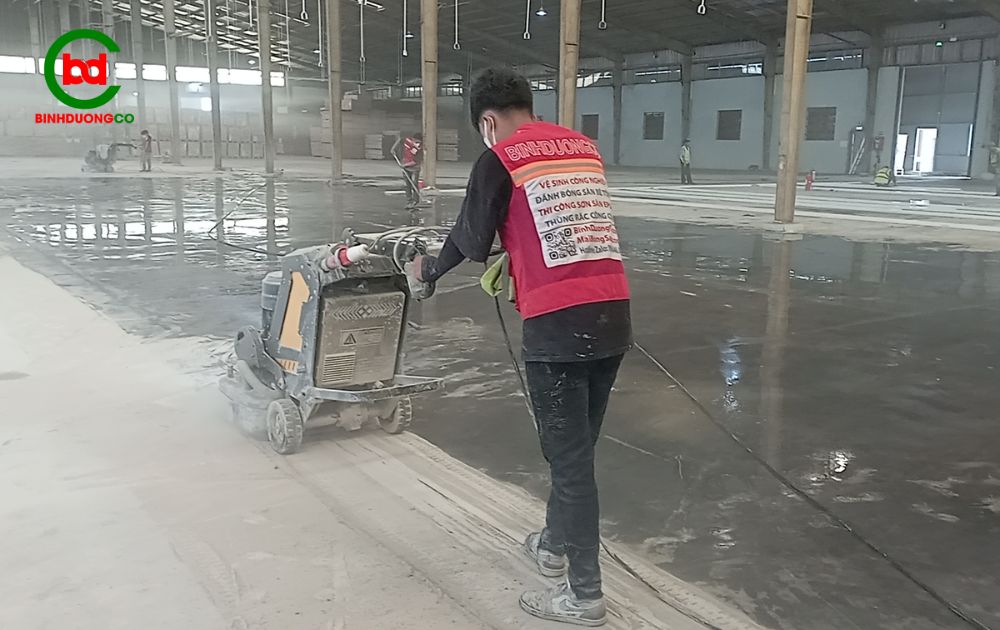 lợi ích vượt trội của sàn bê tông sau khi mài