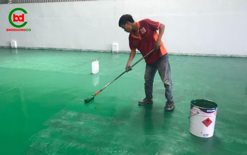 sơn epoxy hệ lăn