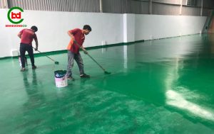 sơn epoxy hệ lăn