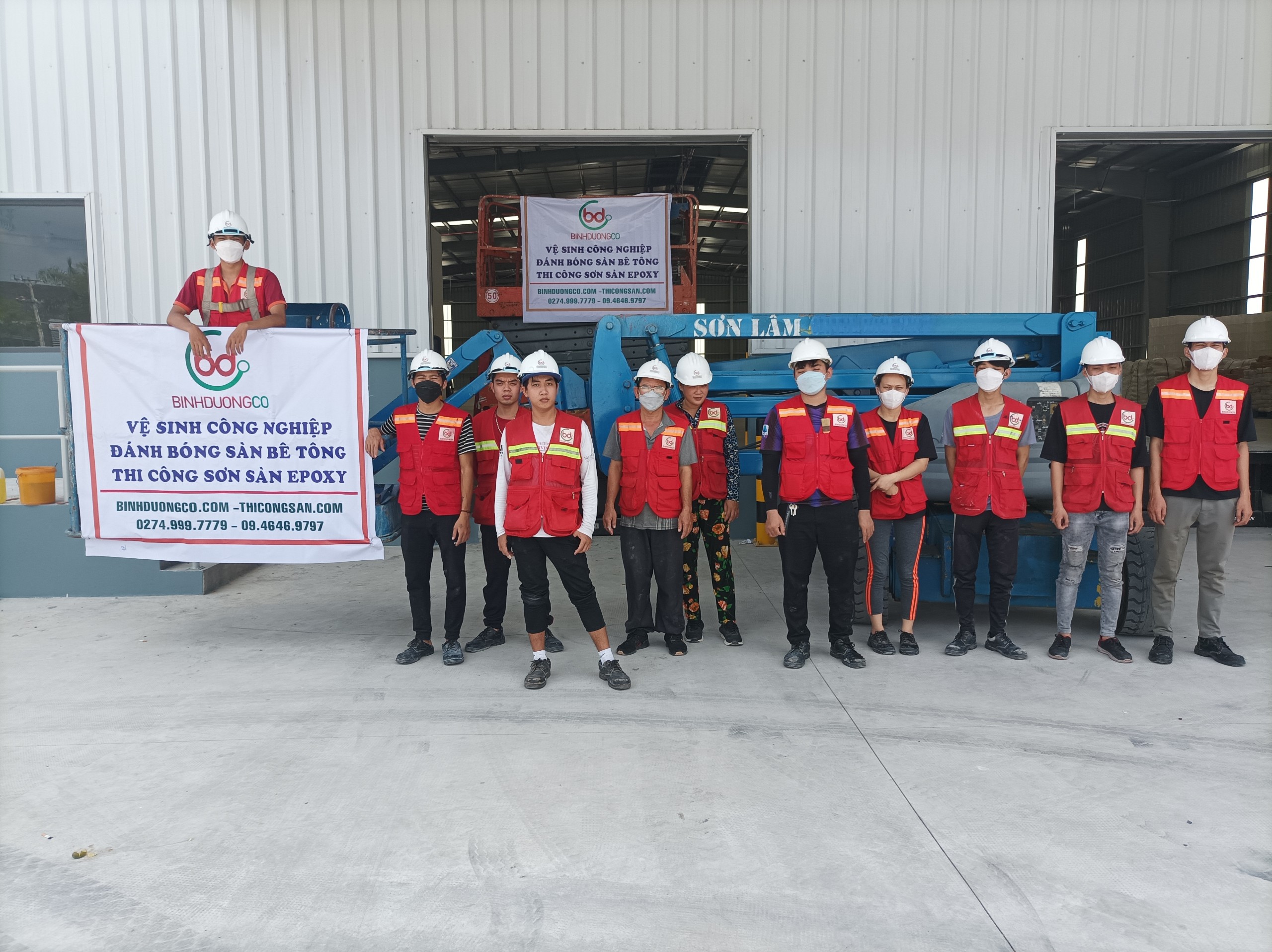 Vệ sinh nhà xưởng sau xây dựng