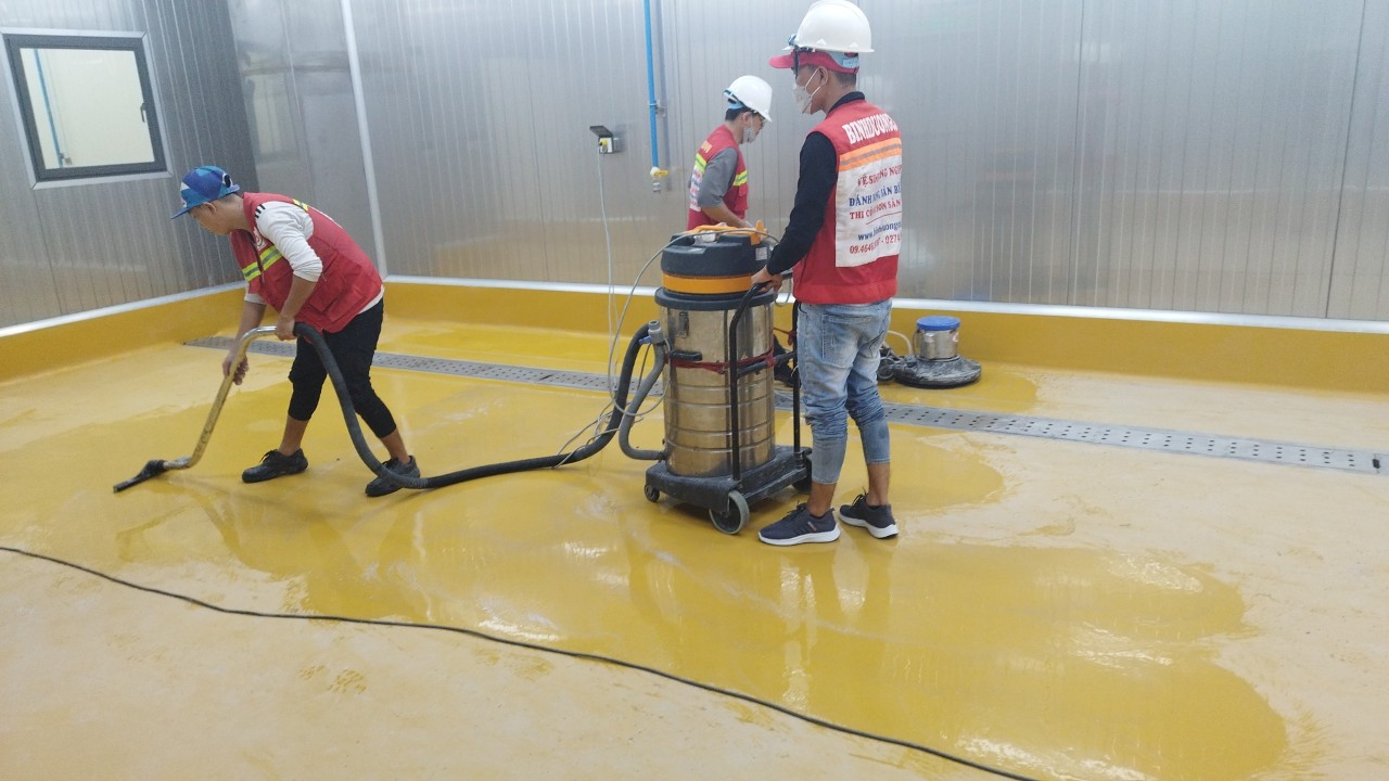 Vệ sinh nhà xưởng sau xây dựng tại Bình Dương
