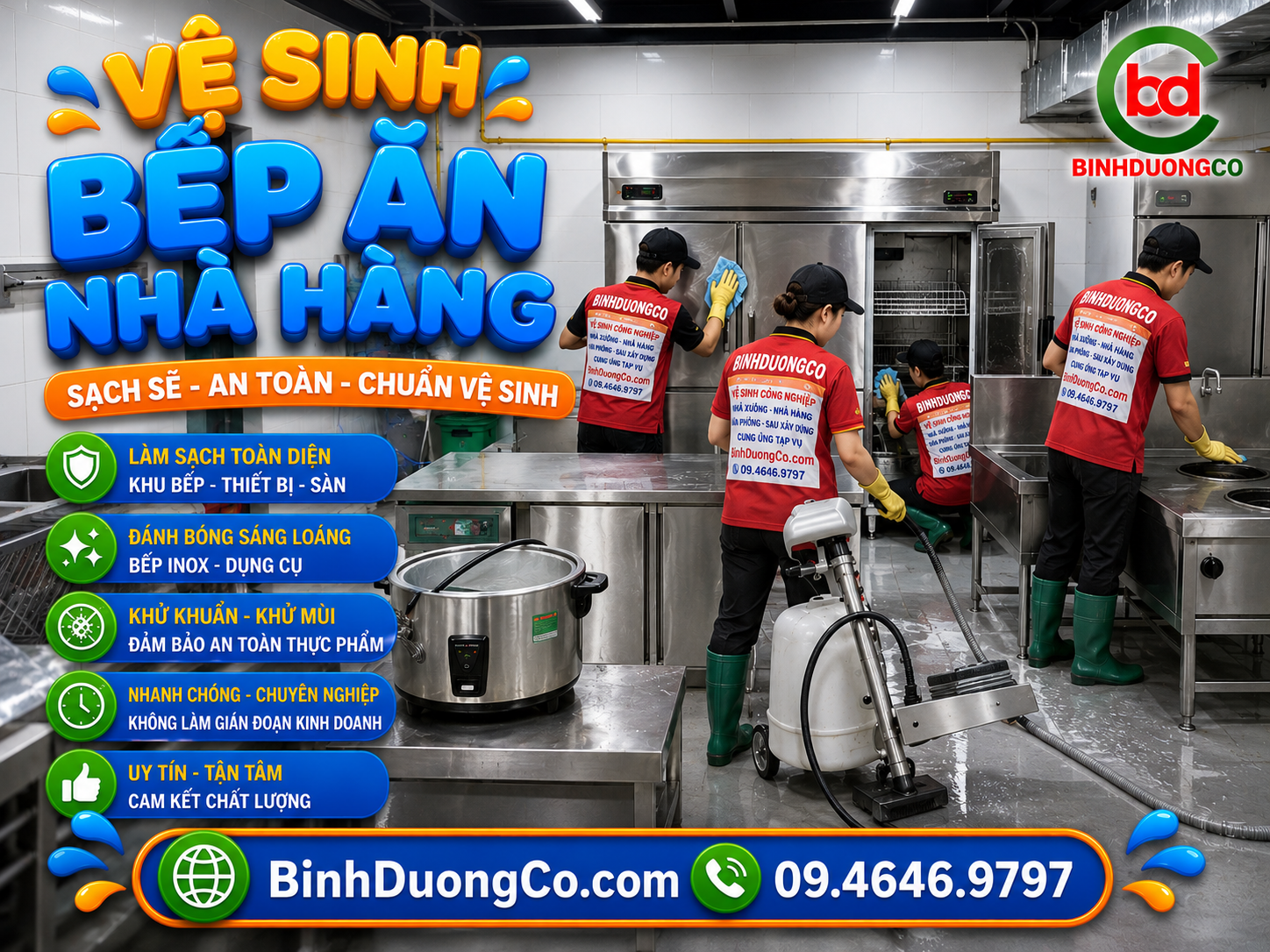 Bảng Báo Giá Vệ Sinh Công Nghiệp