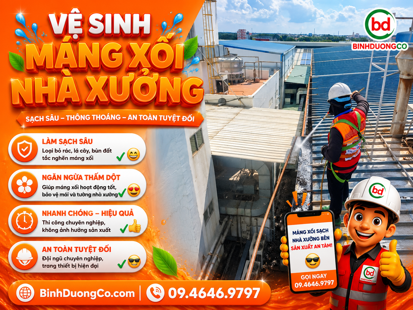 Bảng Báo Giá Vệ Sinh Công Nghiệp