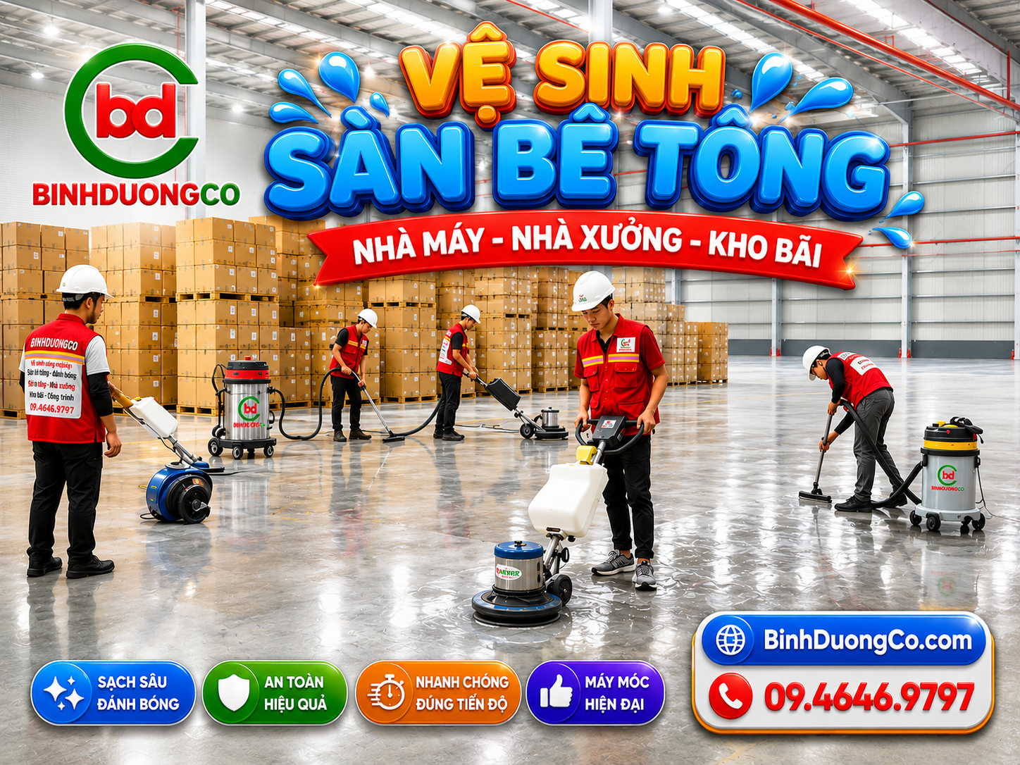 Bảng Báo Giá Vệ Sinh Công Nghiệp