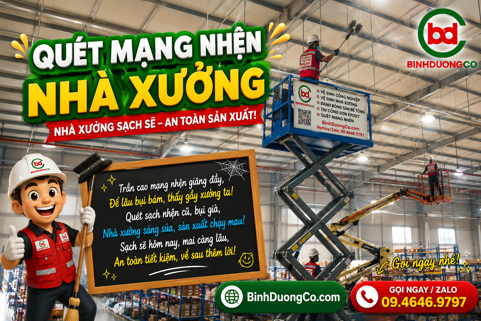 Bảng Báo Giá Vệ Sinh Công Nghiệp
