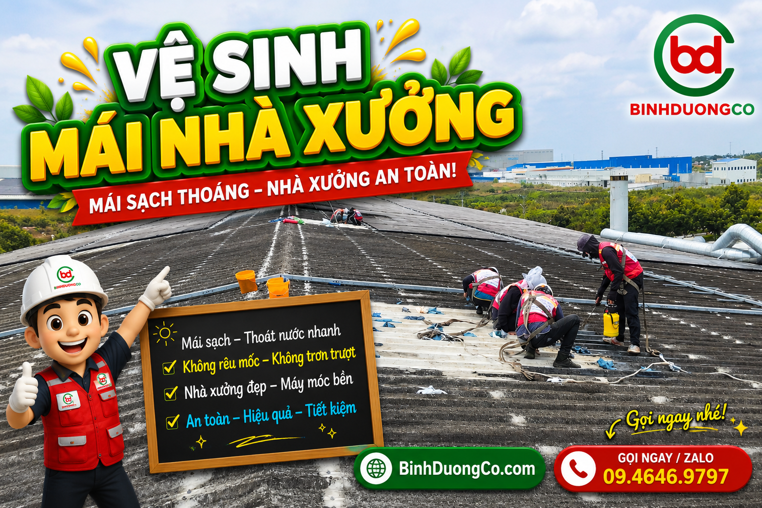 Bảng Báo Giá Vệ Sinh Công Nghiệp